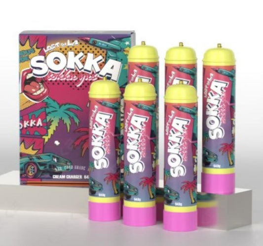 Sokka 640g N2O Whipped Cream Charger 6 Pack Deal